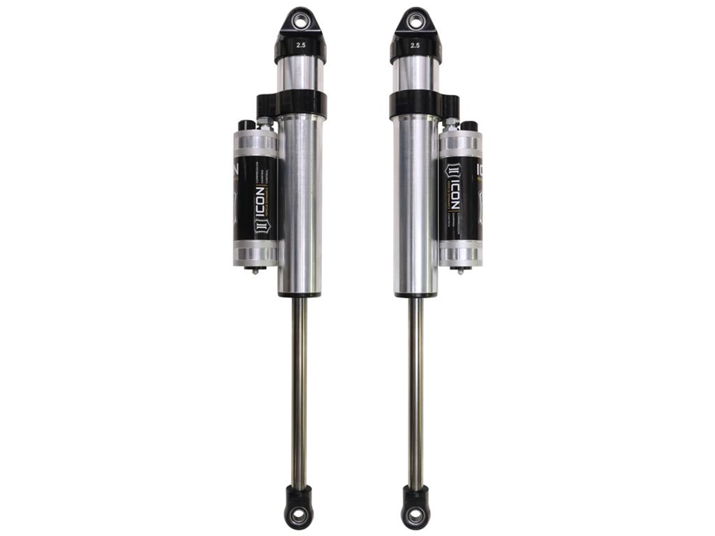 Icon 2.5 Piggyback Reservoir CDCV Shocks Pair 77701CP