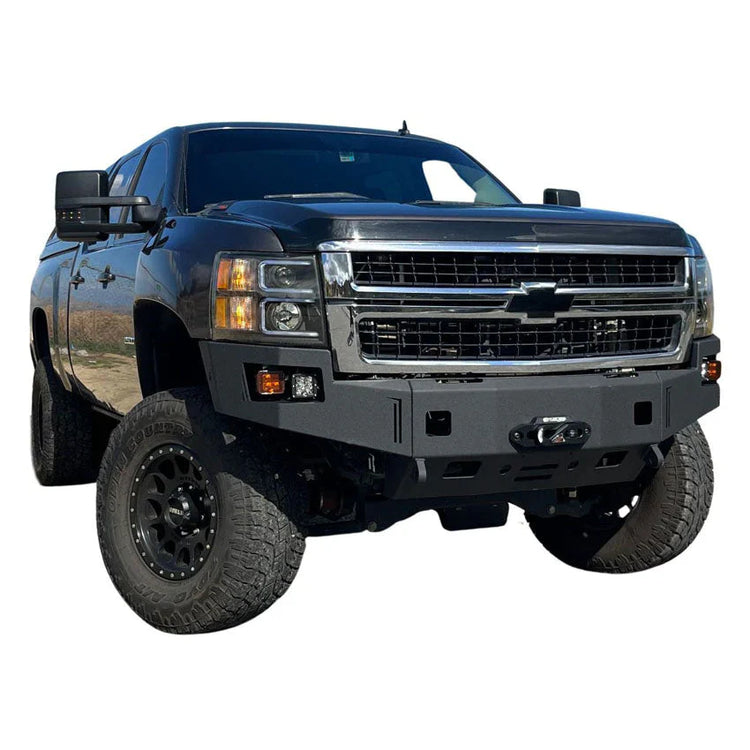 Chrome Stainless Mesh Grille For 11–14 Chevy Silverado 2500/3500 HD – Front Bumper Lower Overlay By Watomiracing