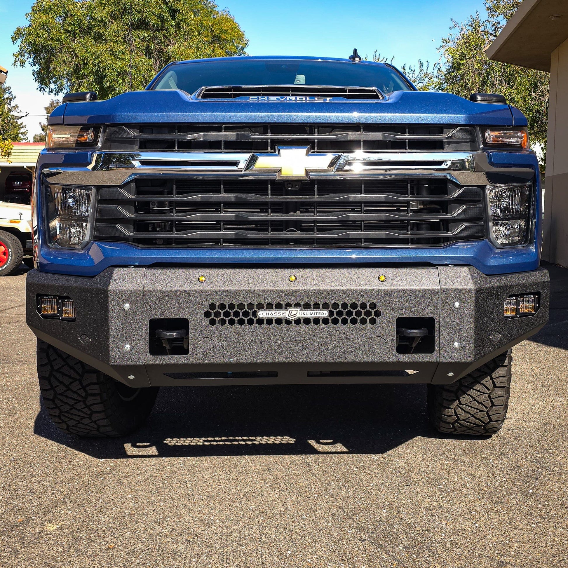 2024 Chevy 2500 Bumper 2024+ CHEVY SILVERADO 2500/3500 FUEL SERIES FRONT BUMPER – Baseline