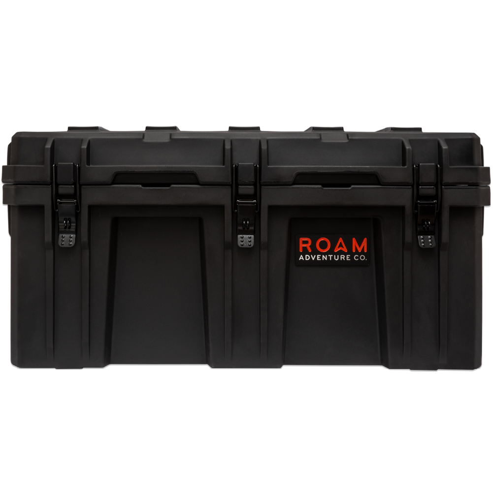 ROAM 160L Rugged Case - heavy-duty storage box shown in black