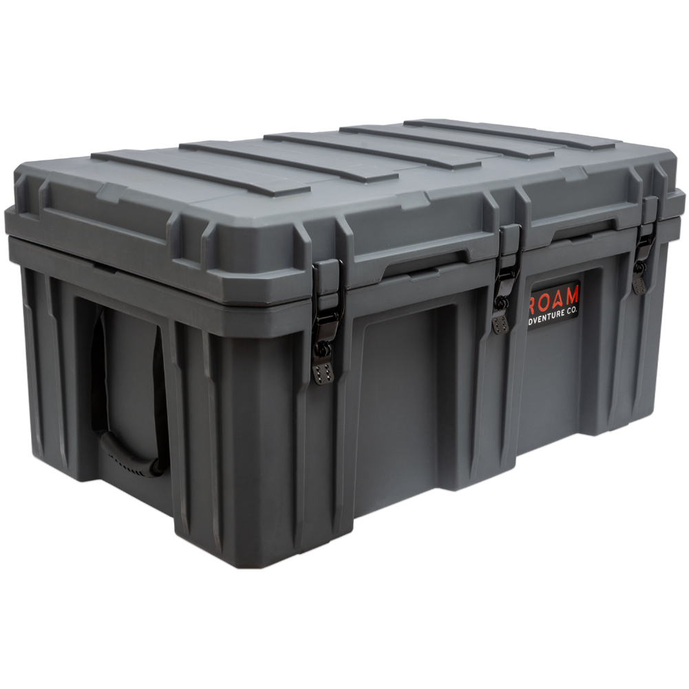 ROAM 160L Rugged Case - heavy-duty storage box with 3 lockable latches