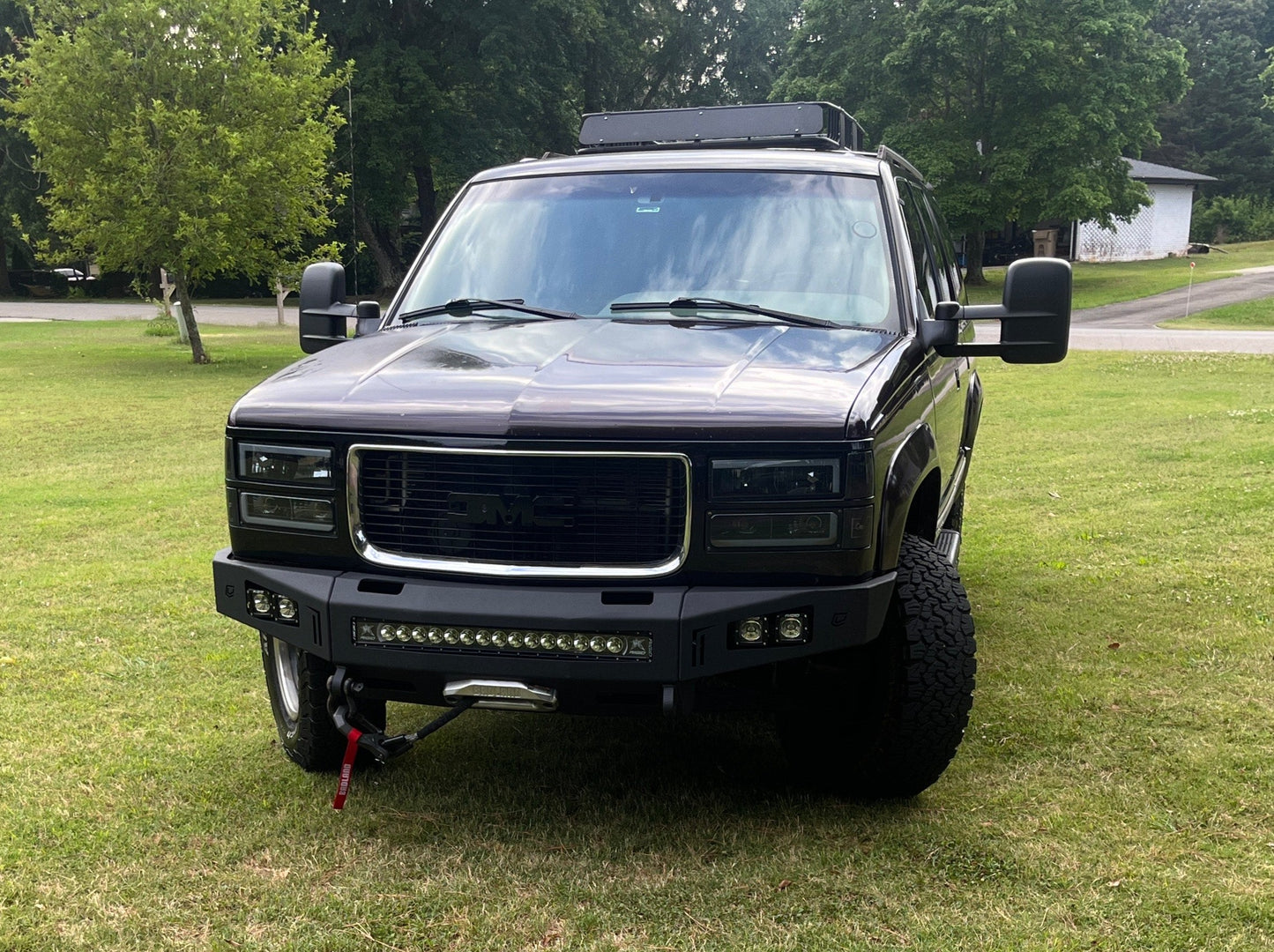 1992-1999 Chevy Suburban Front Winch Bumper 2500 Chassis Unlimited Baseline Overland Roof Rack