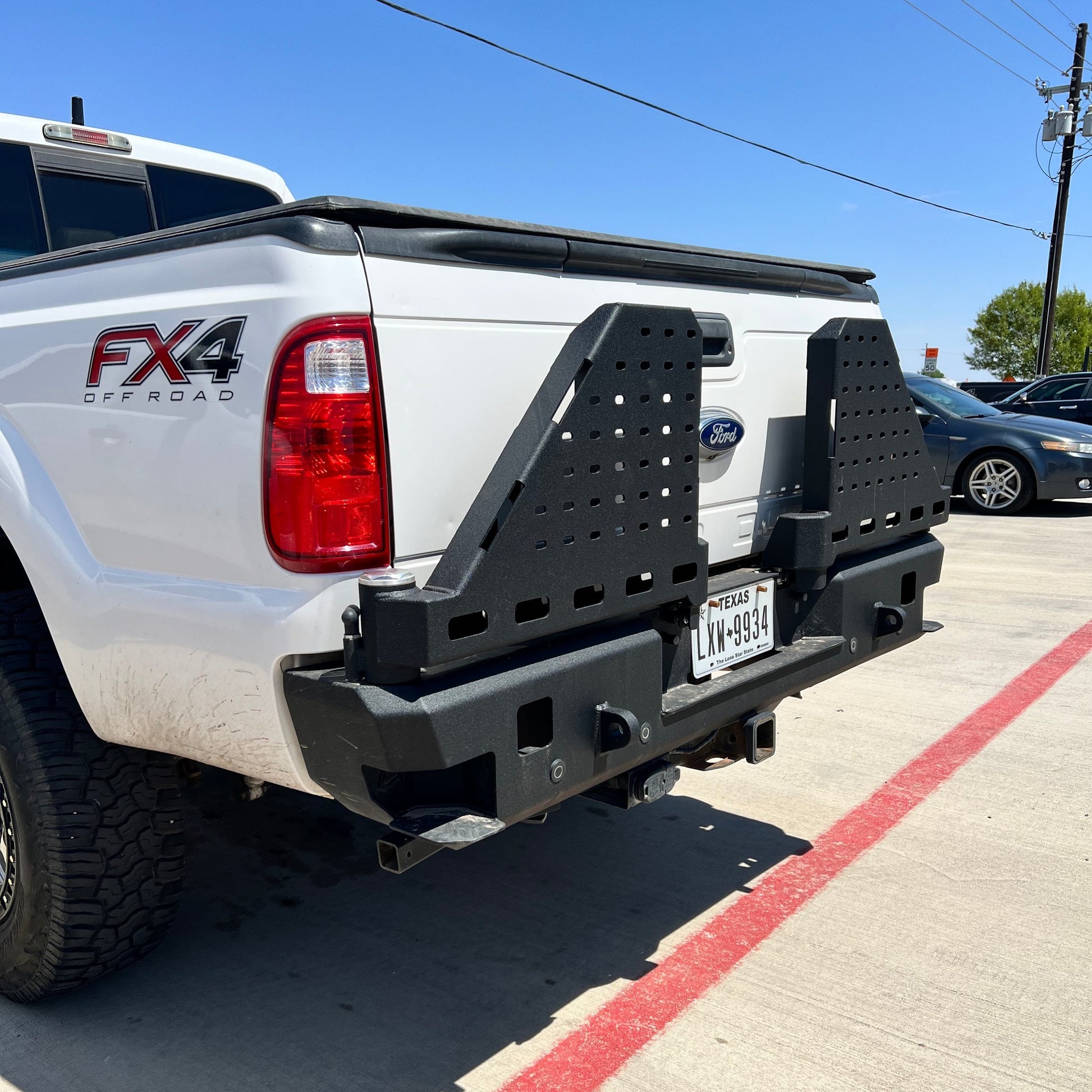 2000-2005 Ford Excursion Dual Swing Out Rear Bumper