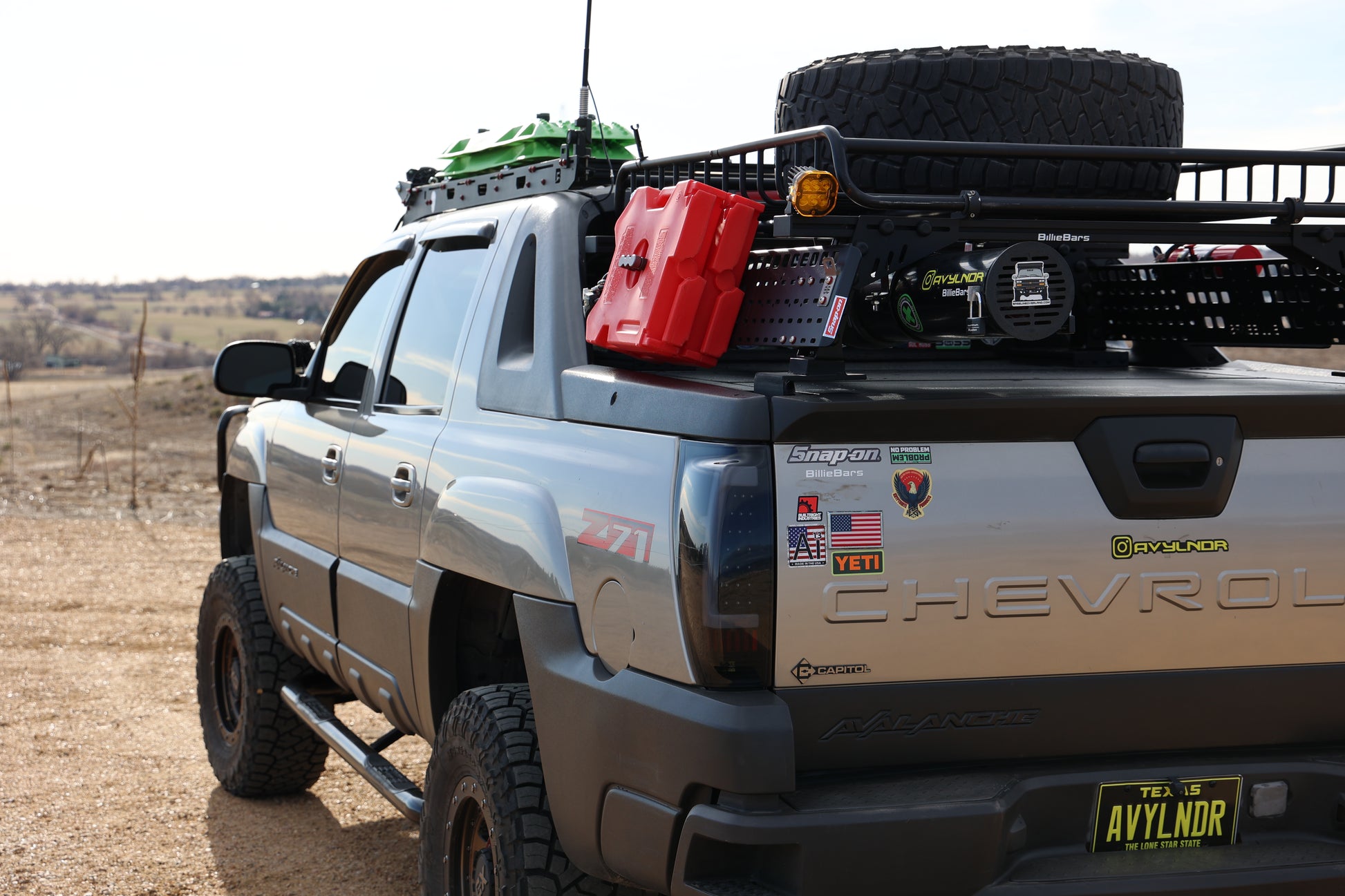 2000-2006 Chevy Avalanche Roof Rack Baseline Overland