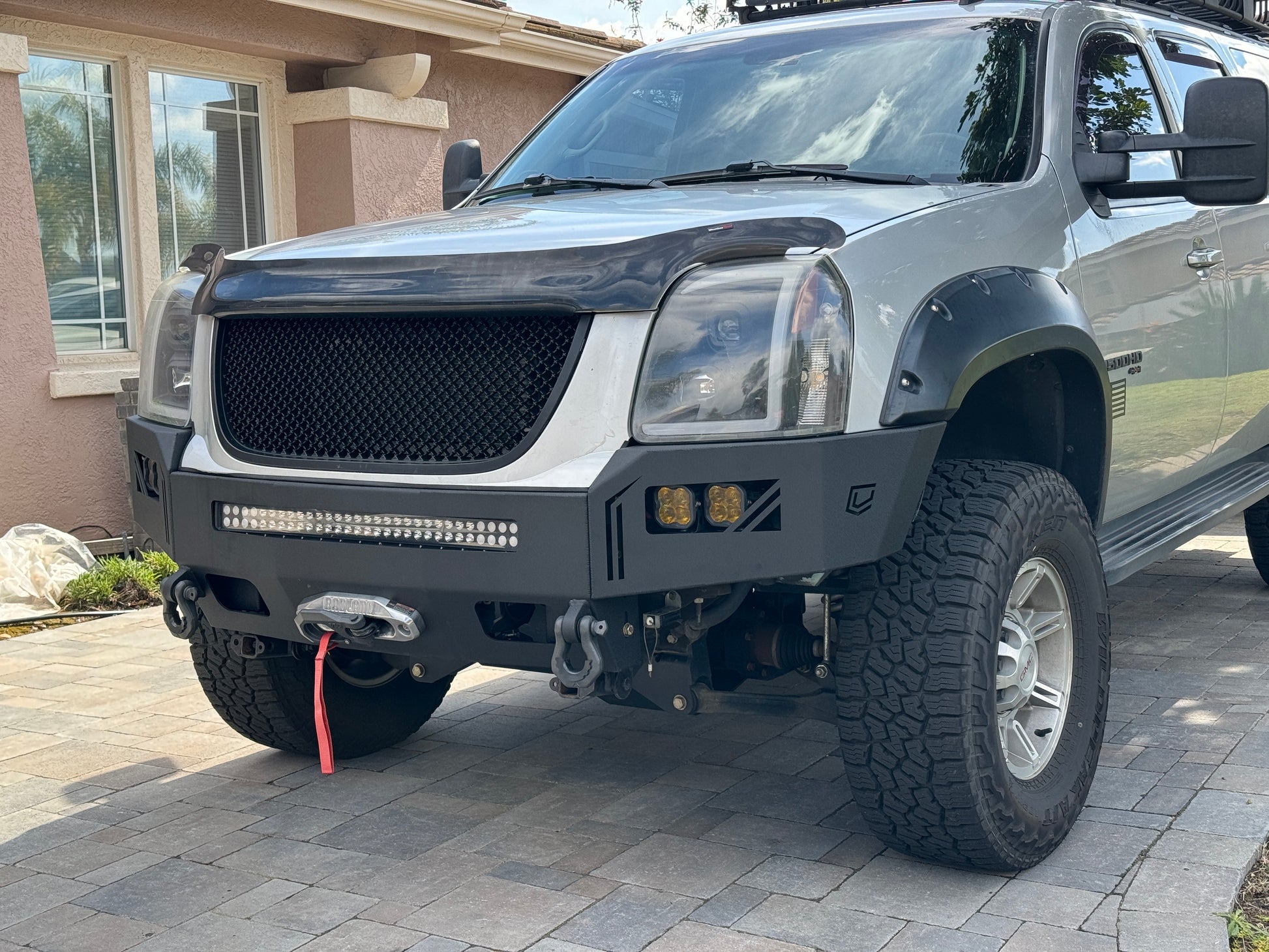 GMC Yukon XL 2500 Winch Bumper 2007 - 2014 Baseline Overland