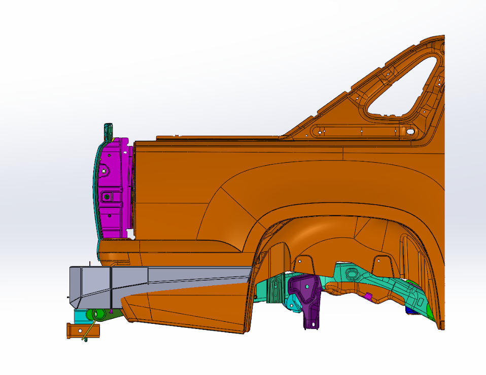 2007-2014 Chevy Avalanche OCTANE HIGH CLEARANCE REAR BUMPER