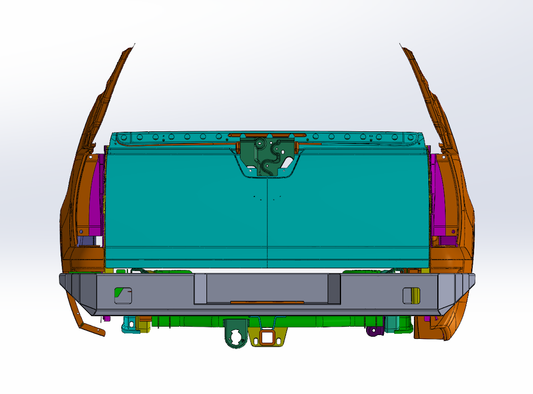 2007-2014 Chevy Avalanche OCTANE HIGH CLEARANCE REAR BUMPER