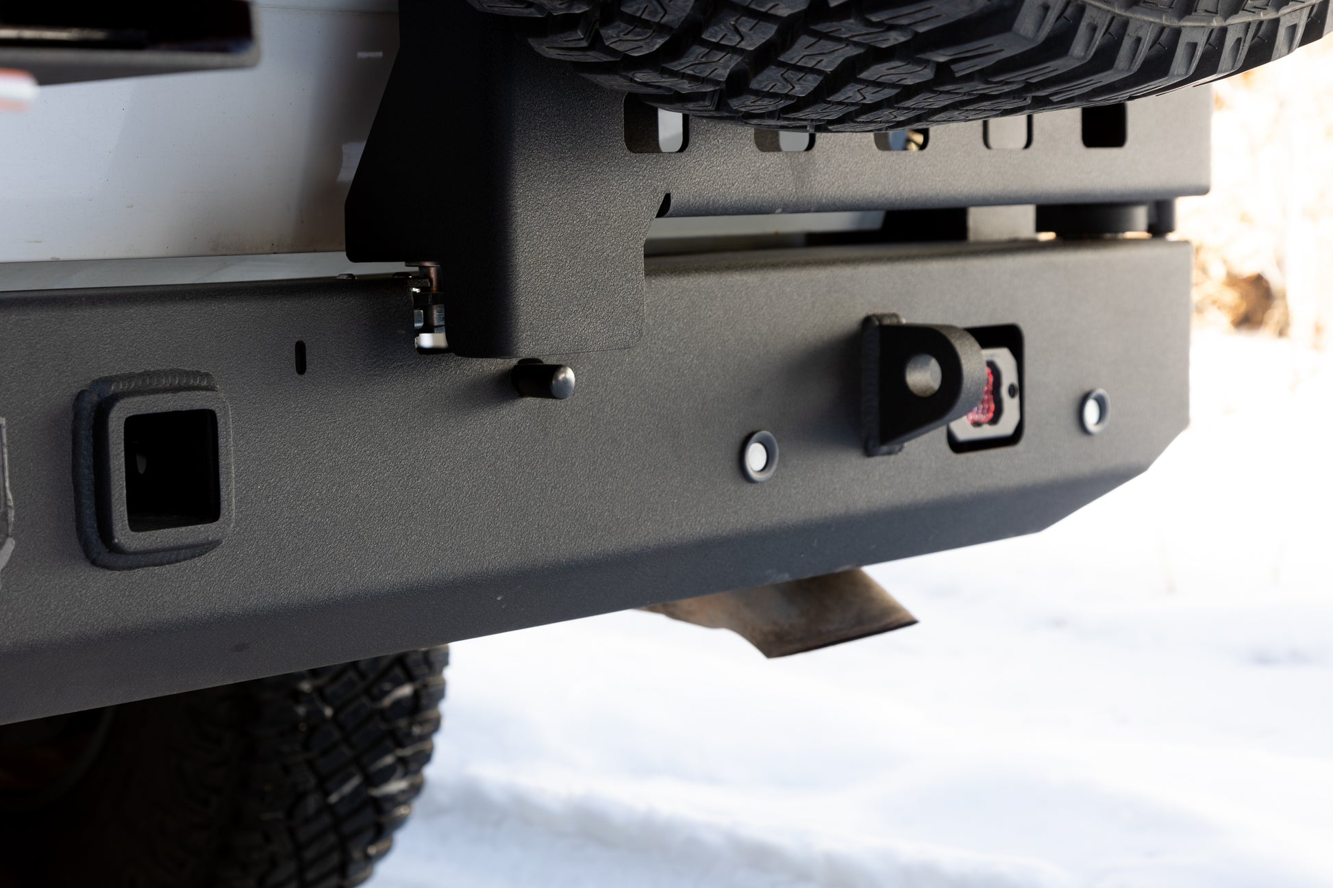 2015-2020 Chevy Suburban Dual Rear Swing Out Bumper Baseline Overland Yukon XL by Chassis Unlimited