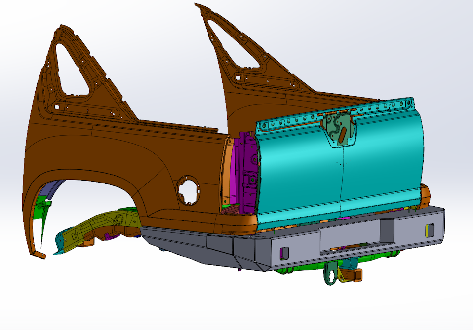 2000-2006 GMT800 Suburban High Clearance Cut Bumper Chassis Unlimited Baseline Overland