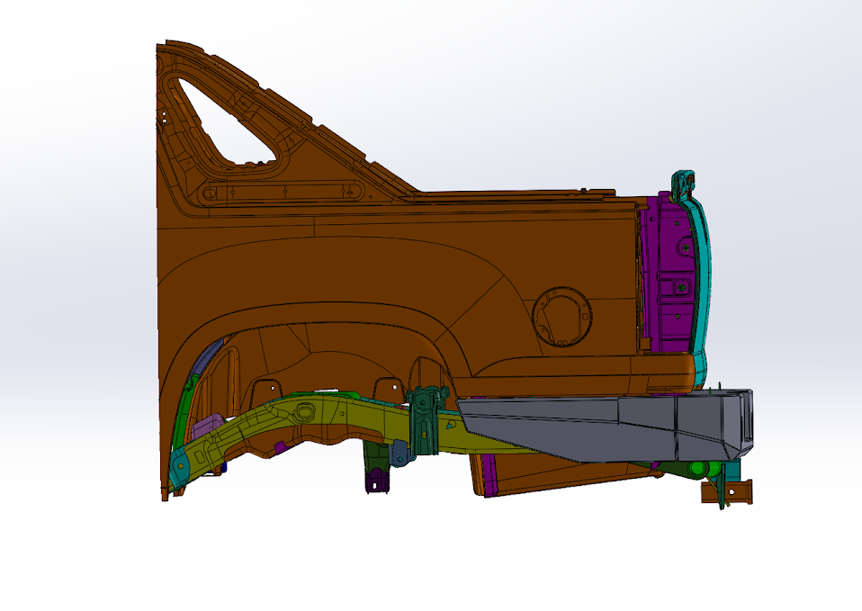 2000-2006 GMT800 Suburban High Clearance Cut Bumper Chassis Unlimited Baseline Overland