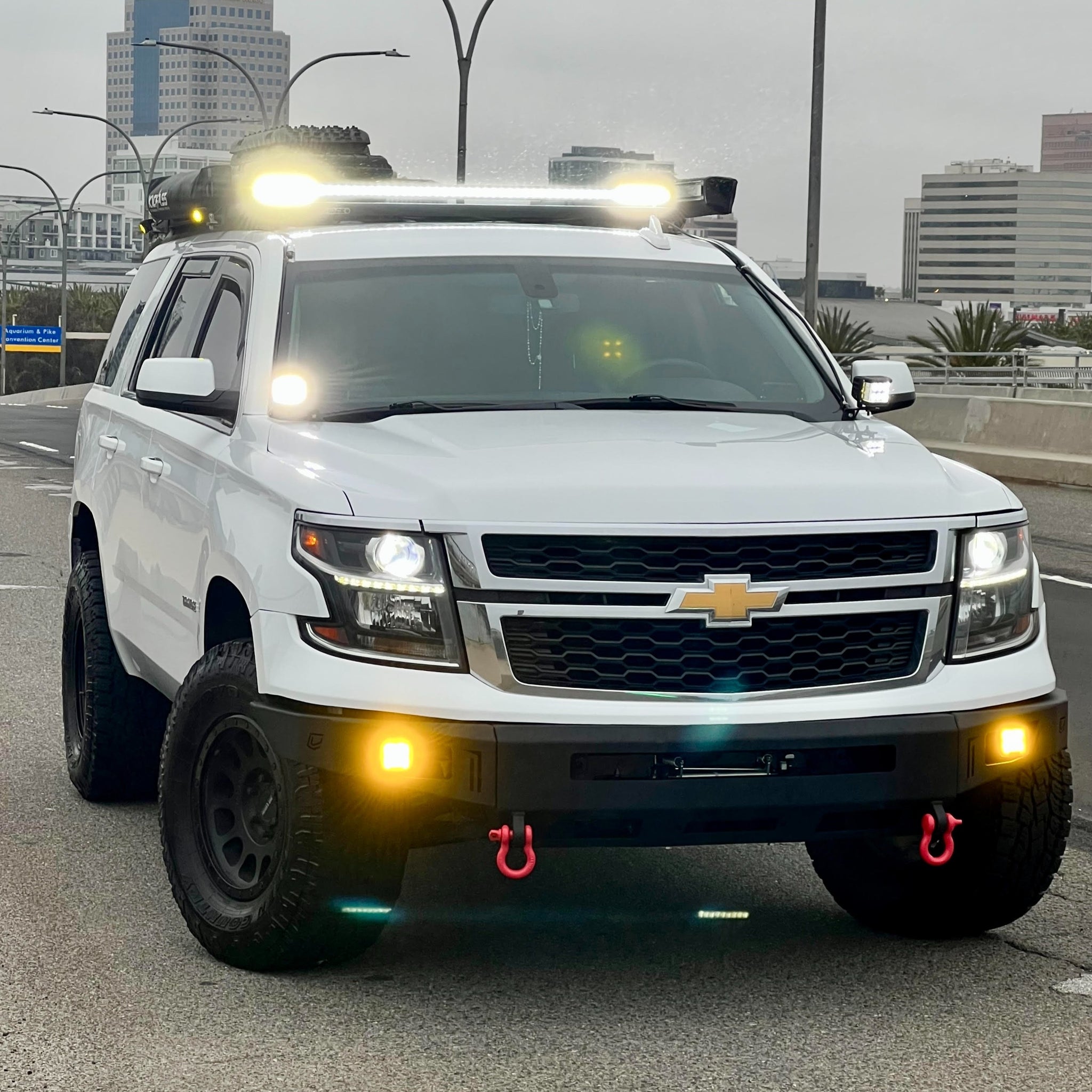 2016 Tahoe Front Bumper 2015-2020 Chevy Tahoe | Suburban CHASSIS UNLIMITED OCTANE FRONT WINCH