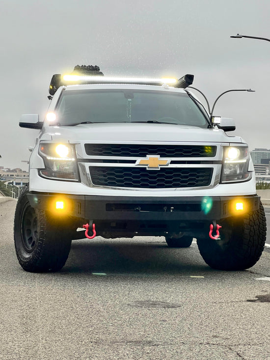 2015-2020 Chevrolet Suburban/Tahoe Front Bumper With Sensor Holes - GM1000A20 - Partify 2015-2020 Chevrolet Suburban/Tahoe Front Bumper With Sensor Holes - GM1000A20 - Partify