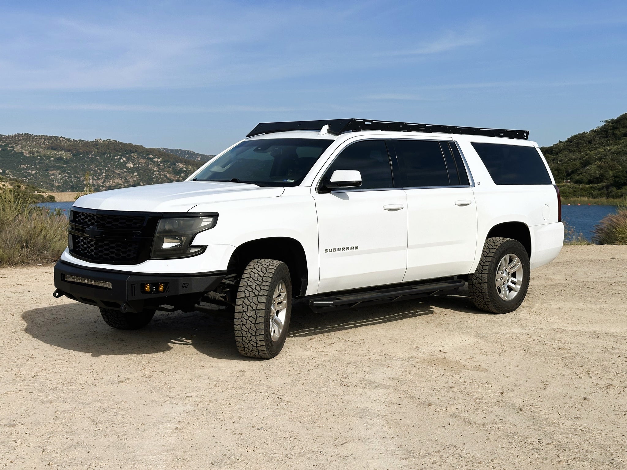 Textured Black Front Lower Valance Panel For 2015-2020 Chevy Tahoe & Suburban
