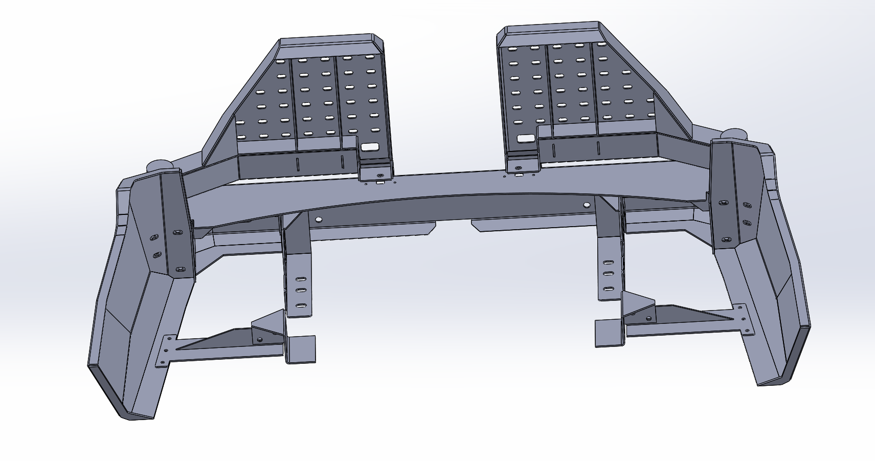 2021- Chevy Suburban Dual Swing Out Rear Bumper