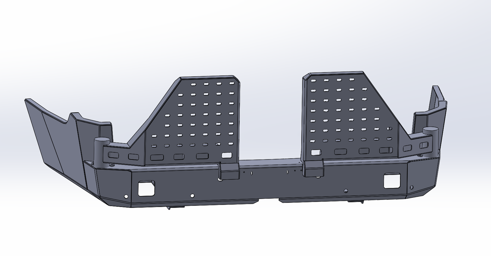 2021- Chevy Suburban Dual Swing Out Rear Bumper