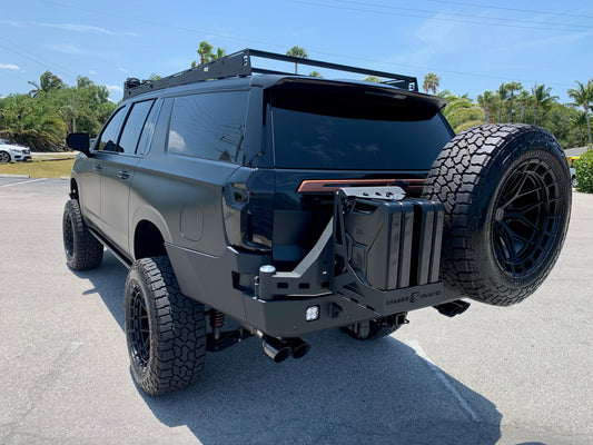 2021+ Chevy Suburban| GMC Yukon XL HIGH CLEARANCE DUAL SWING OUT REAR BUMPER