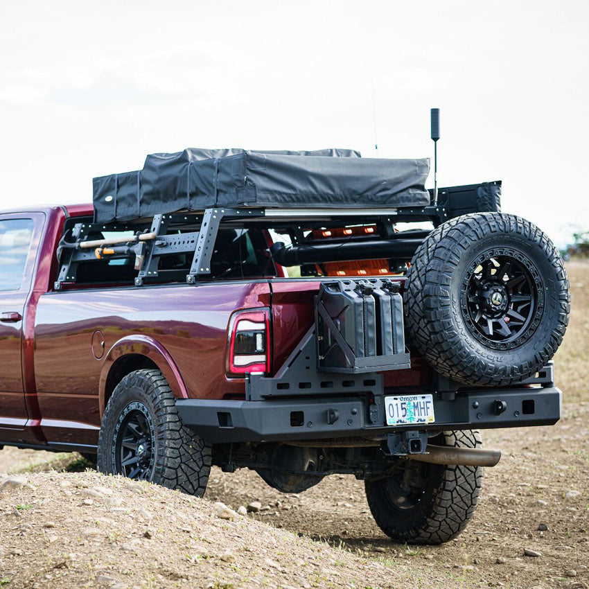 Dually Rear Bumber High Clearance Dual Swing Out Rear Bumper for Ram – Baseline Overland