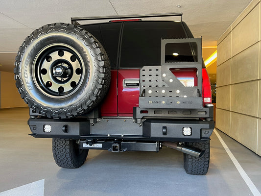 Cooler Carrier for Swing out Bumper