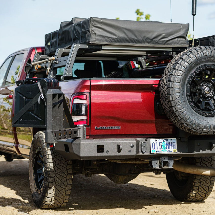 Dually Rear Bumber High Clearance Dual Swing Out Rear Bumper for Ram – Baseline Overland