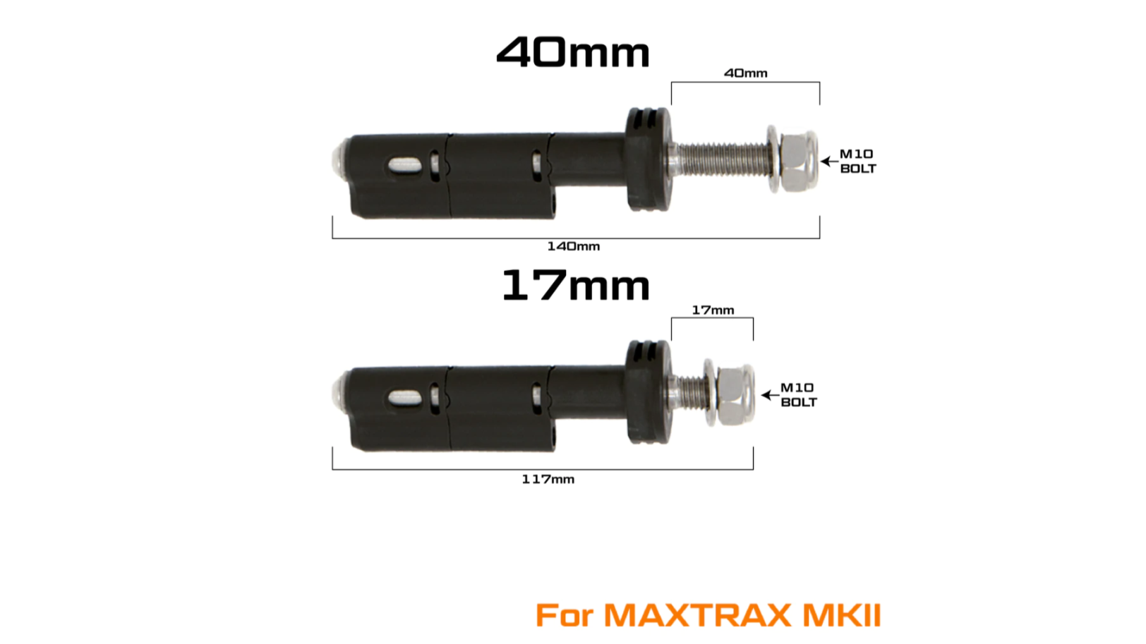 Maxtrax MKII Mounting Pin Set - Sherpa Equipment Company
