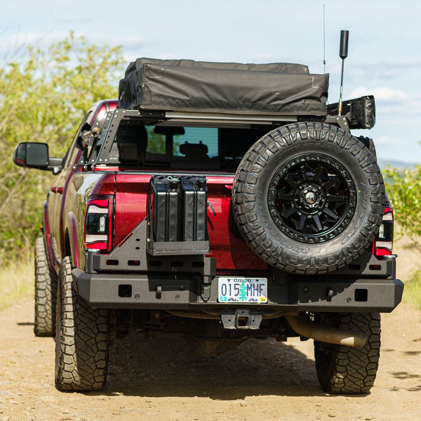 Dually Rear Bumber High Clearance Dual Swing Out Rear Bumper for Ram – Baseline Overland