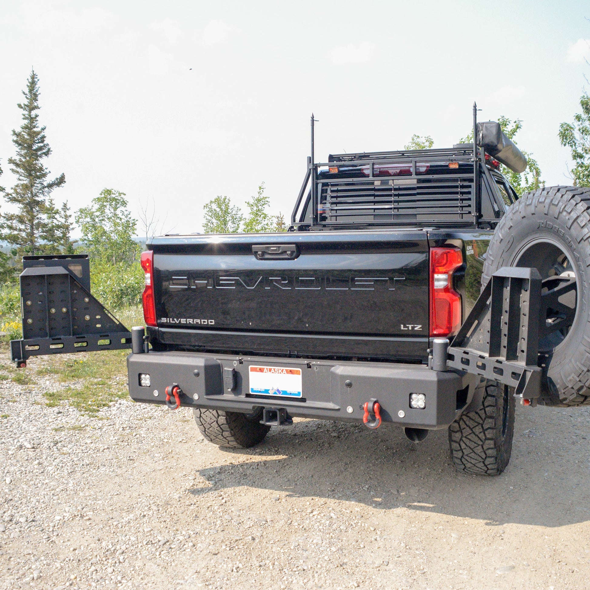 2020-2022 CHEVY/GMC 2500/3500 OCTANE DUAL SWING OUT REAR BUMPER Chassis Unlimited Inc. 