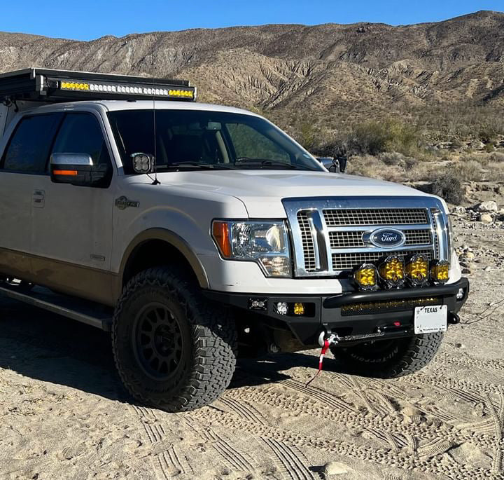 2010-2014 FORD RAPTOR SVT OCTANE FRONT WINCH BUMPER – Baseline Overland