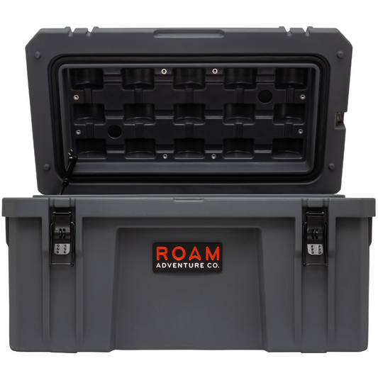 ROAM 82L Rugged Case - medium heavy-duty storage box shown in Slate