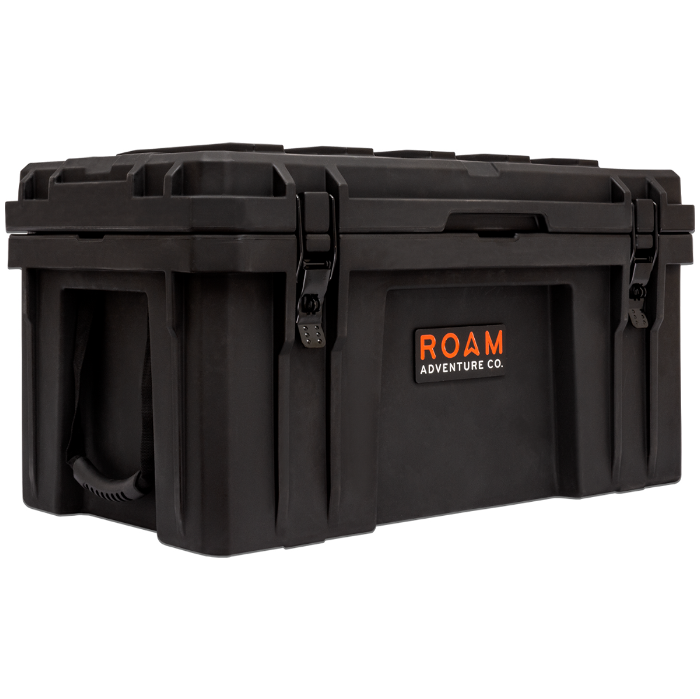 ROAM 82L Rugged Case - medium heavy-duty storage box shown in Black