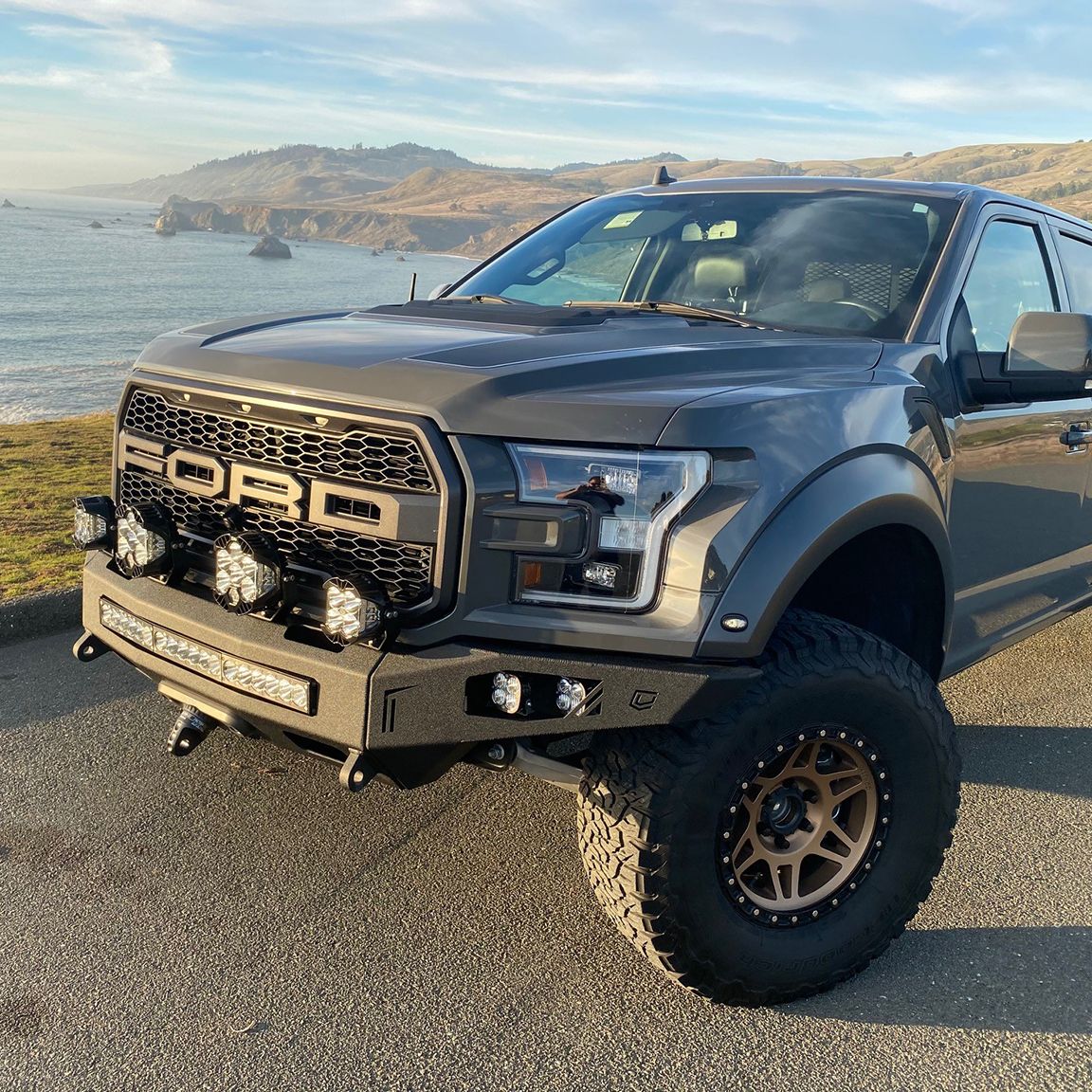 2017-2020 FORD RAPTOR OCTANE WINCH FRONT BUMPER Chassis Unlimited Inc. 