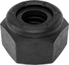 Black-Oxide 18-8 STAINLESS Steel Nylon-Insert Locknut, 1/4″-20 Thread Size