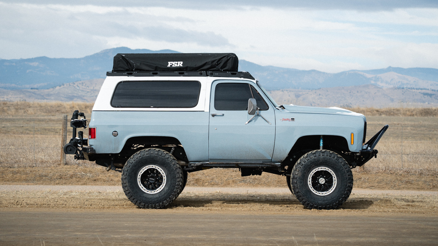 K5 GMC Jimmy Roof Rack Overland Setup
