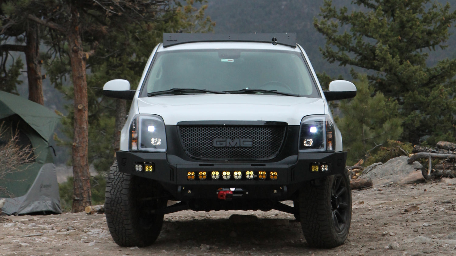 BASELINE OVERLAND SUBURBAN ROOF RACK WINCH BUMPER