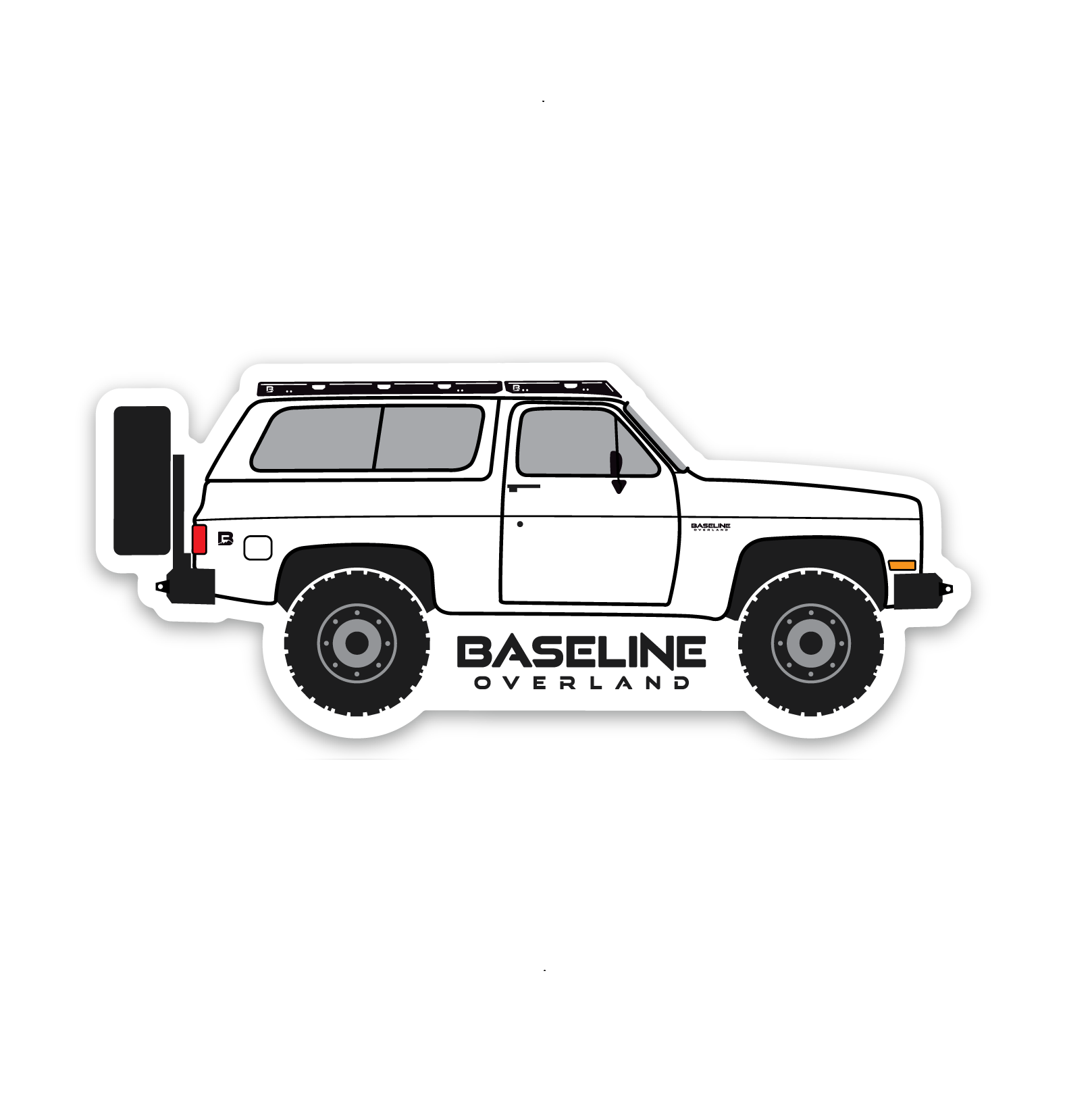 Baseline Overland K5 Blazer Sticker