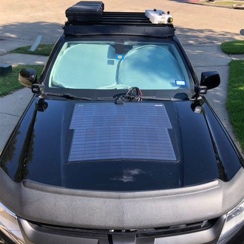 2015-2021 Chevrolet Colorado Lensun 85W Hood Solar Panel