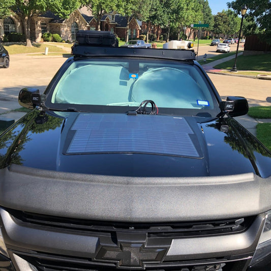 2015-2021 Chevrolet Colorado Lensun 85W Hood Solar Panel