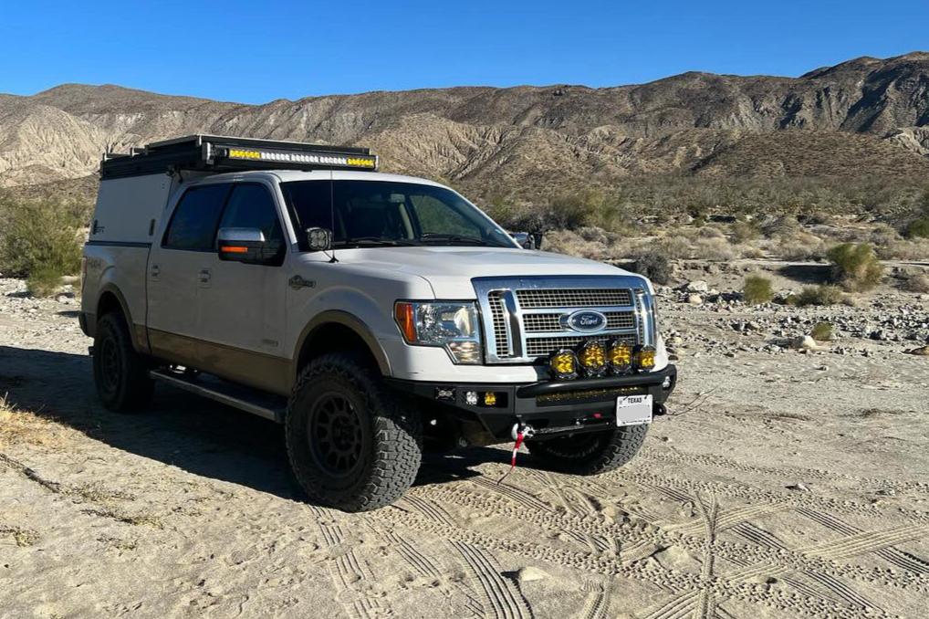 2004-2013 Ford F-150 with GFC Octane Winch Bumper  and Baja Designs Lights Chassis Unlimited