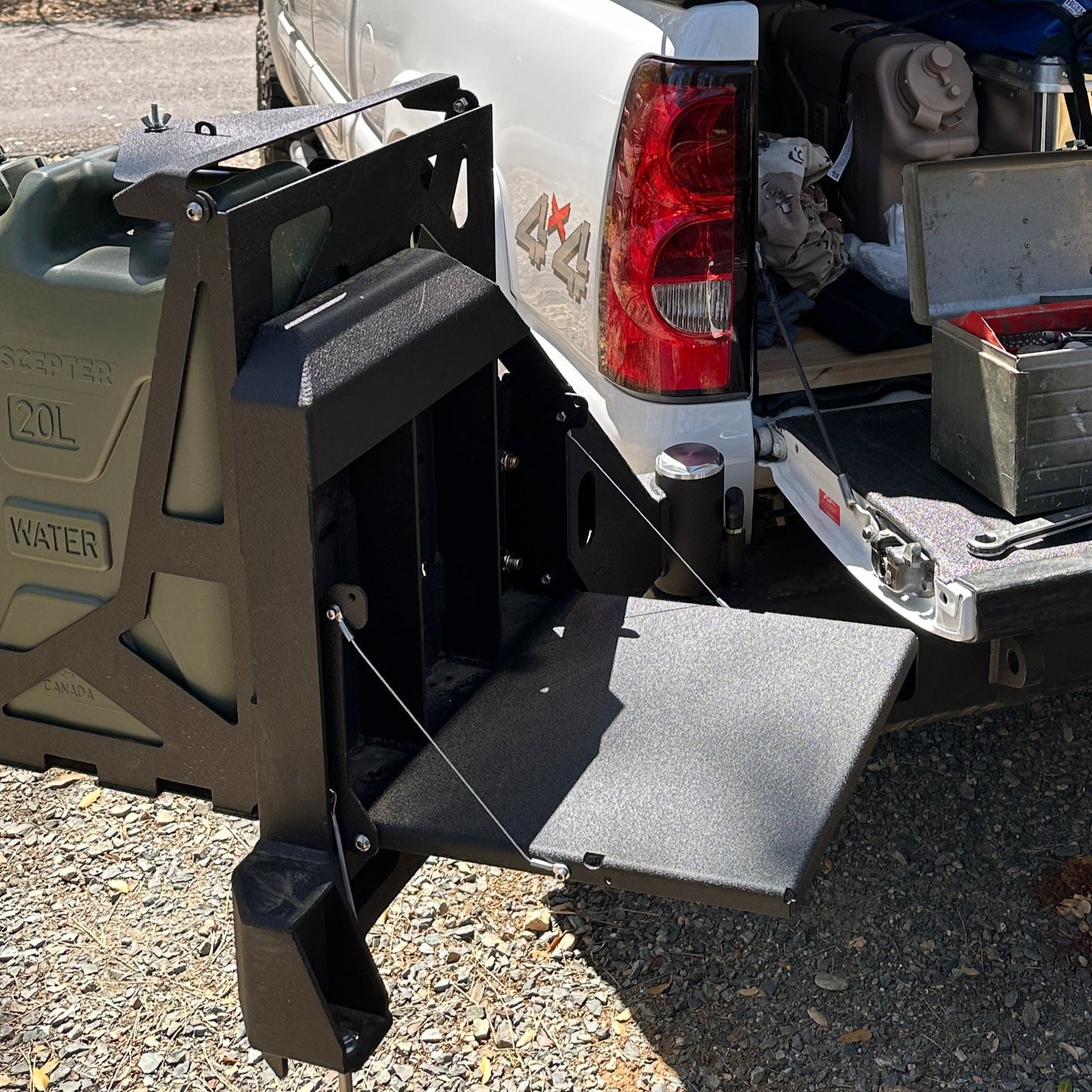 Fold Down Table For Swing Out Bumper