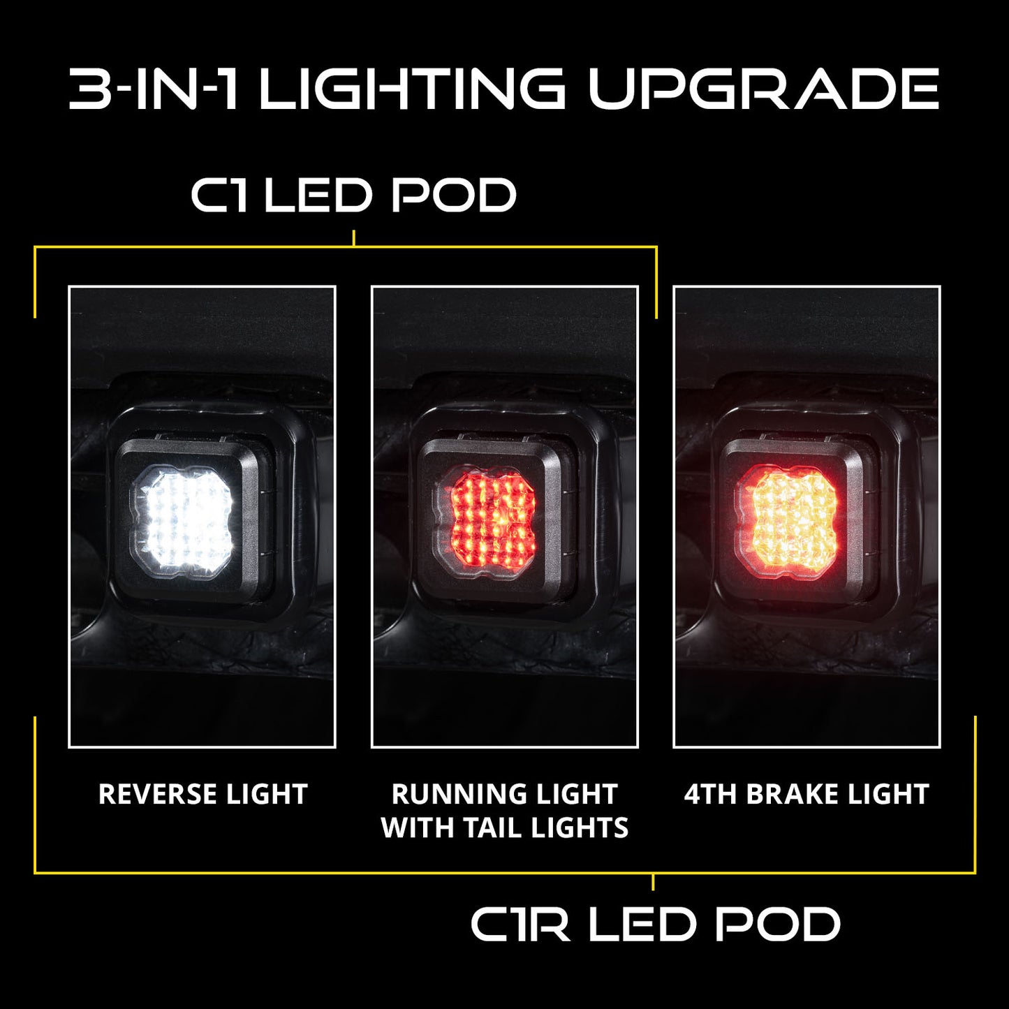 HitchMount LED Pod Reverse Kit C1