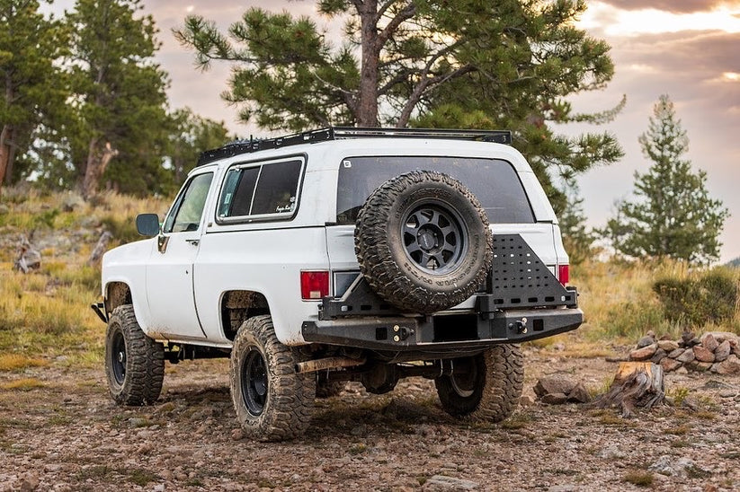 Chevy Square Body Rear 1973-1987 Chevy GMC Square Body Dual Swing Out Rear Bumper – Baseline ...