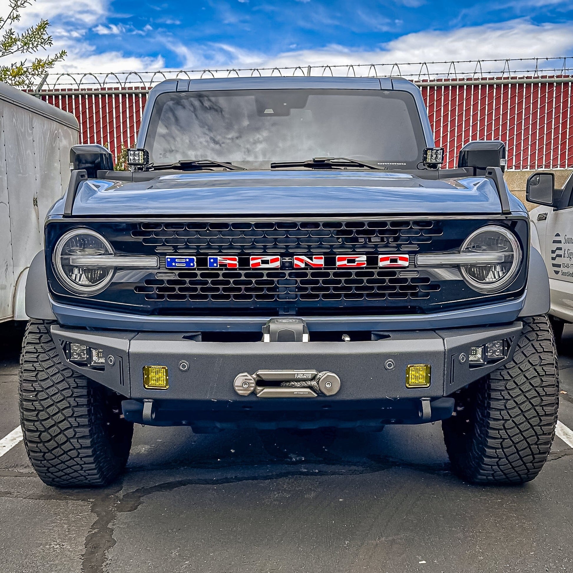 2021-2023 FORD BRONCO FRONT OCTANE WINCH BUMPER Chassis Unlimited Inc. 