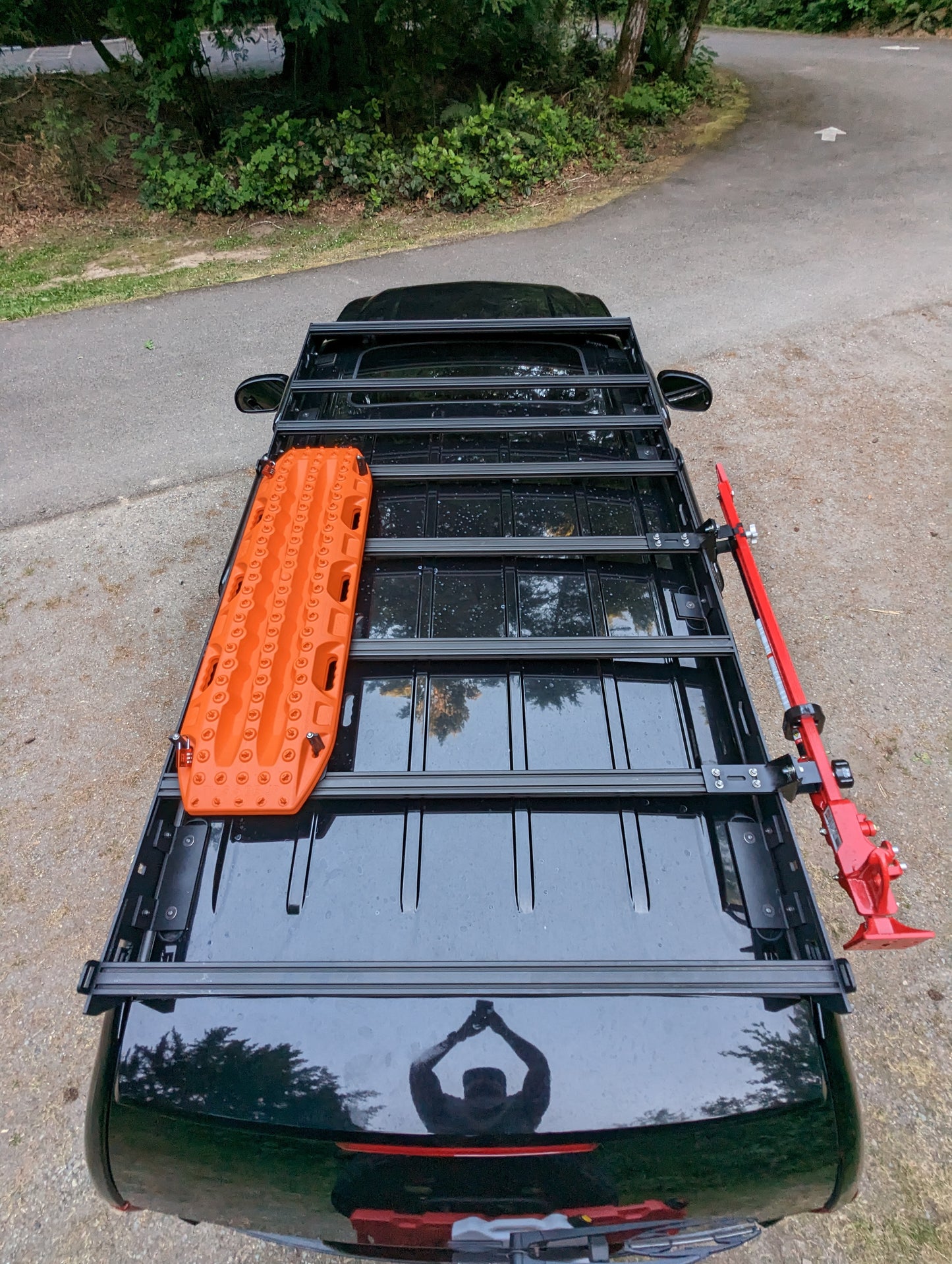 2007-2014 Chevy Tahoe Roof Rack Baseline Overland Top View