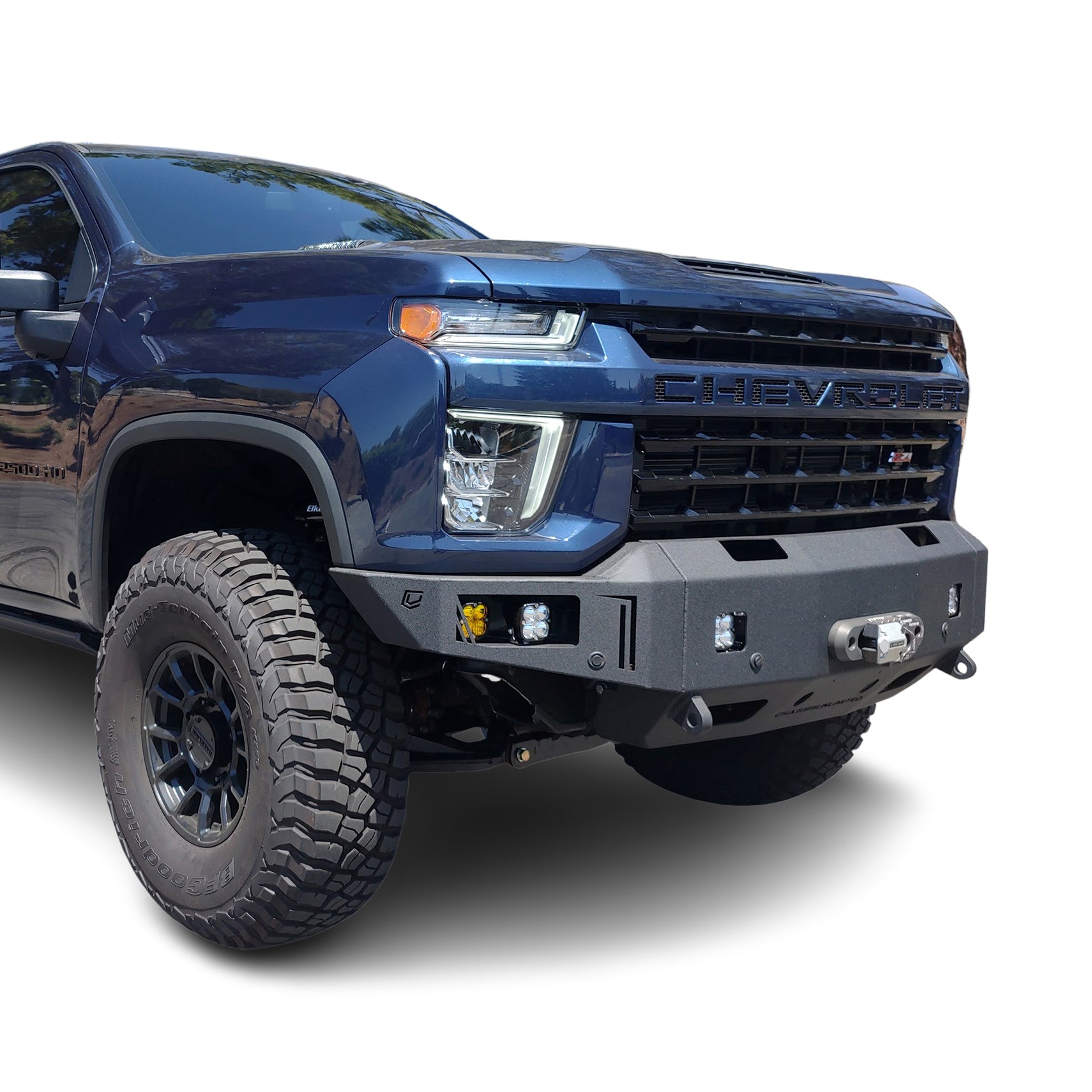 2020 Silverado 2500 Front Bumper Octane Front Winch Bumper for 20-23 Silverado – Baseline Overland