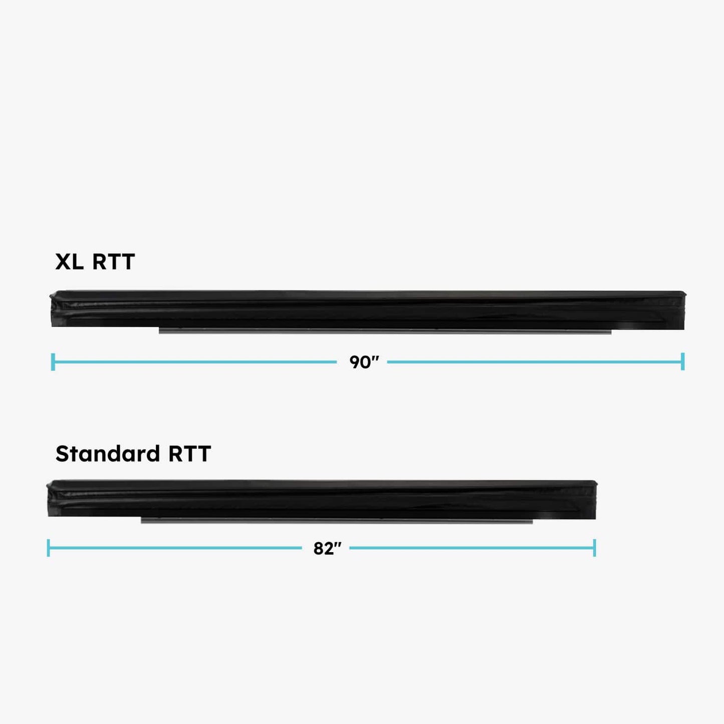 Inspired Overland Standard Lightweight Rooftop Tent dimensions