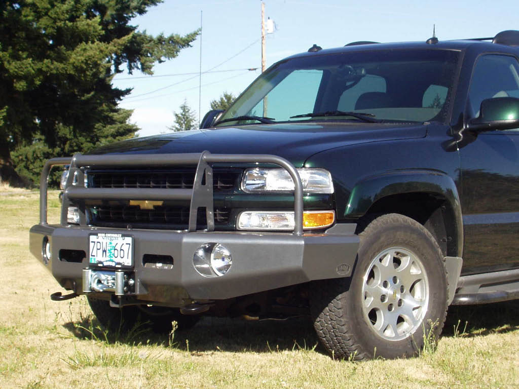 Suburban Tahoe Buckstop Winch Bumper Baseline Overland Roof Rack