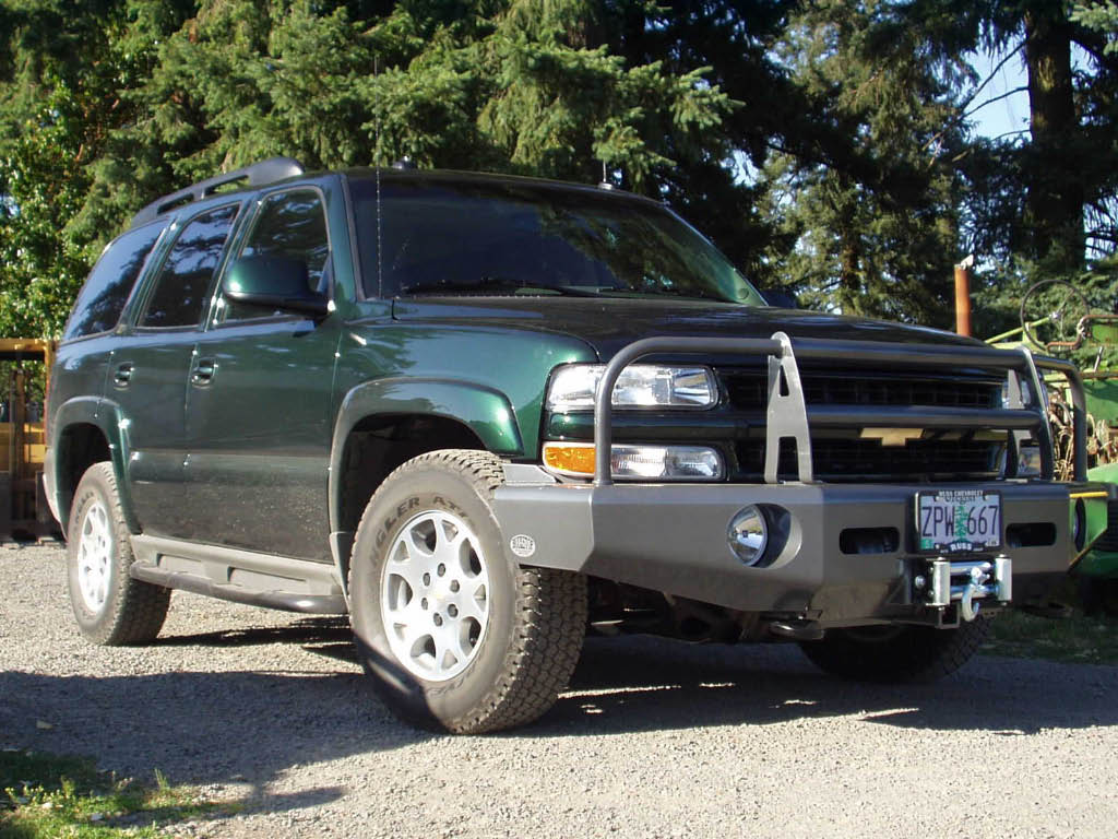 Chevy Tahoe Buckstop Winch Bumper with full guard