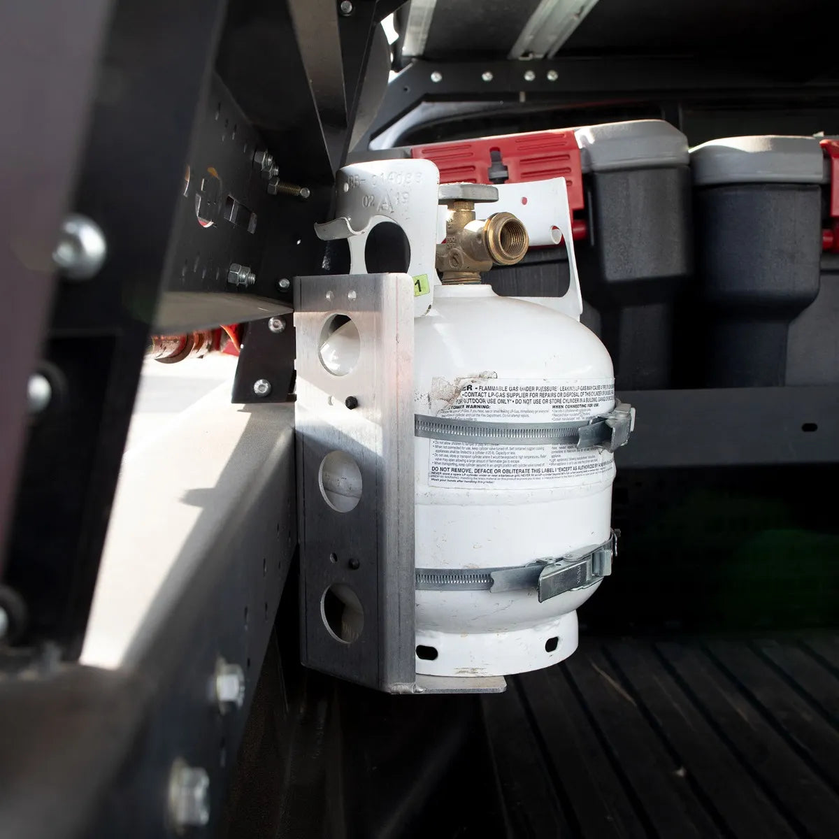 Propane Tank Van Rack Overland Propane Tank Mount Fits Swing Out Bumper – Baseline Overland