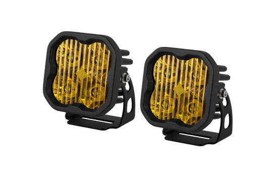 Diode Dynamics Stage Series 3" SAE Yellow Sport LED Pod (pair)