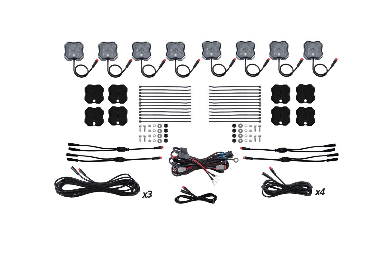 RGBW Rock Light Installer Magnet Mount Kit (8-pack) – Baseline Overland