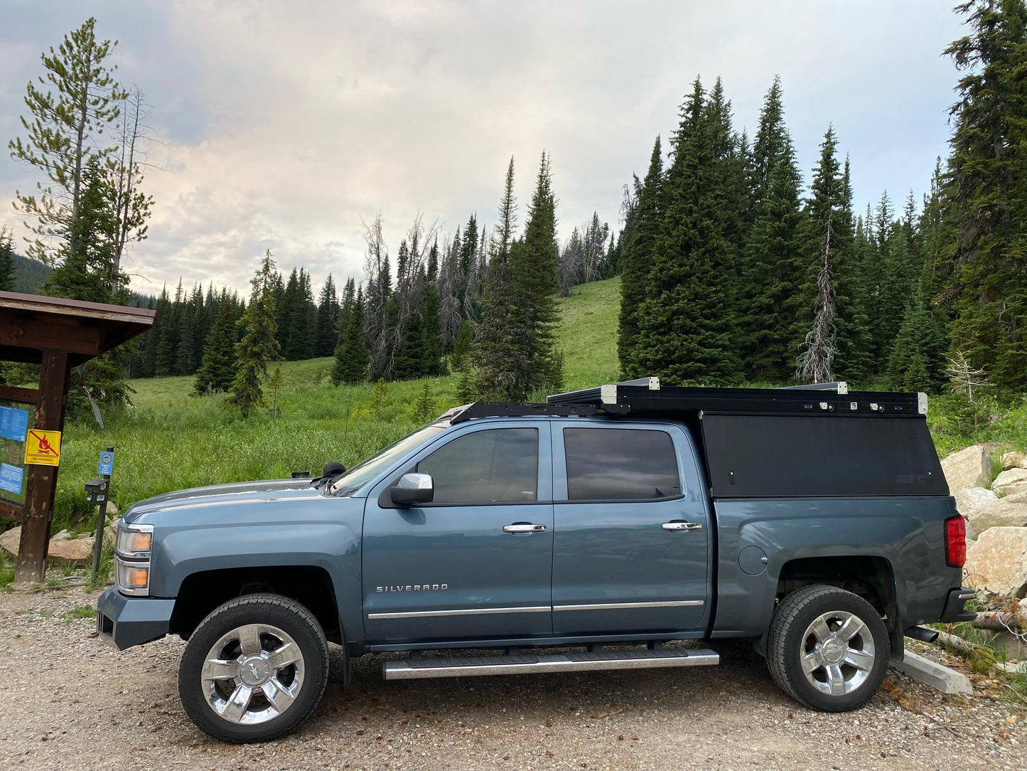 2014 2018 Chevy Silverado GMC Sierra Camper Roof Rack for GFC Baseline Overland